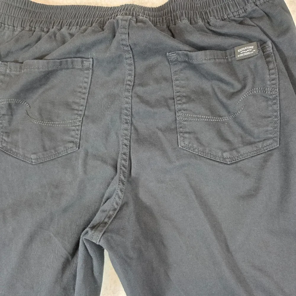 Levi's Signature Wide Leg Cropped Pullon Pants Size 14/32